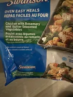 Chicken With Rosemary And Butter Seasoned Vegetables