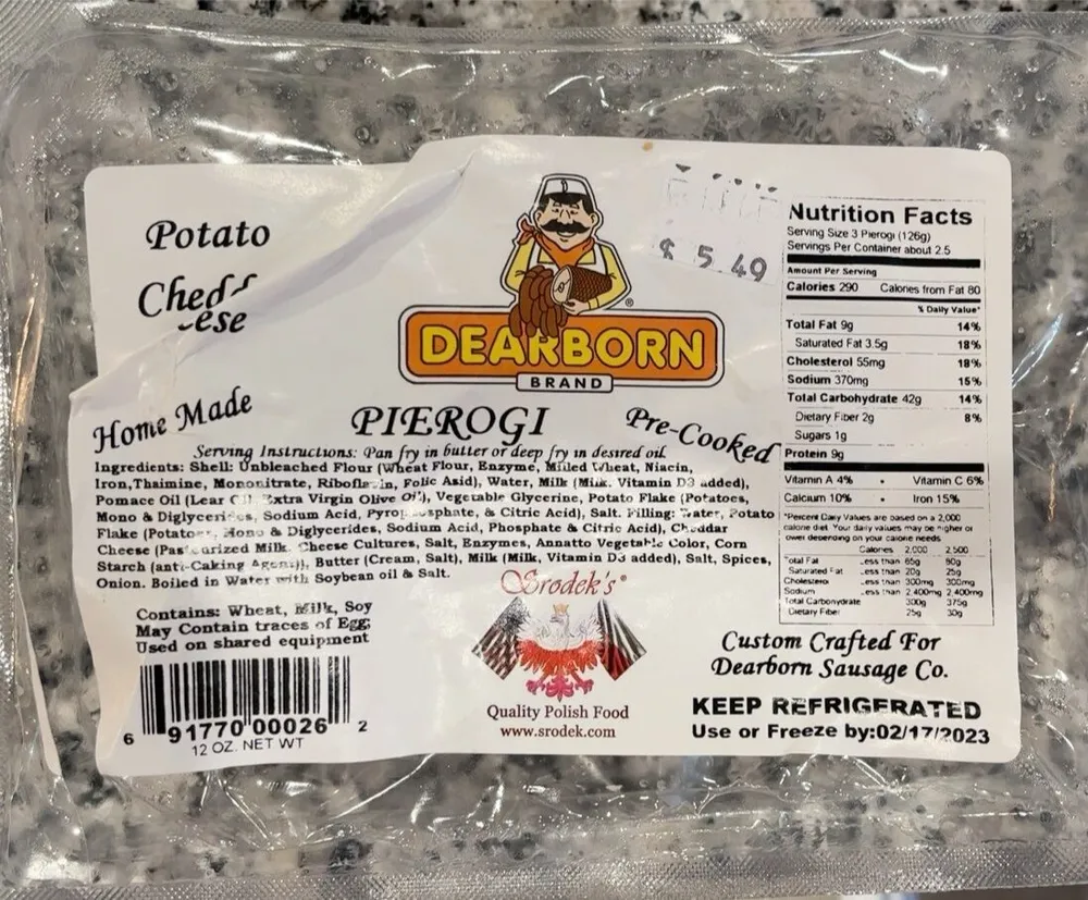Pierogi - Potatoe and Cheddar Cheese