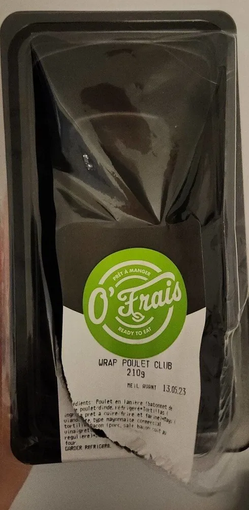 Wrap poulet club