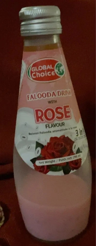 Falooda drink with rose flavour