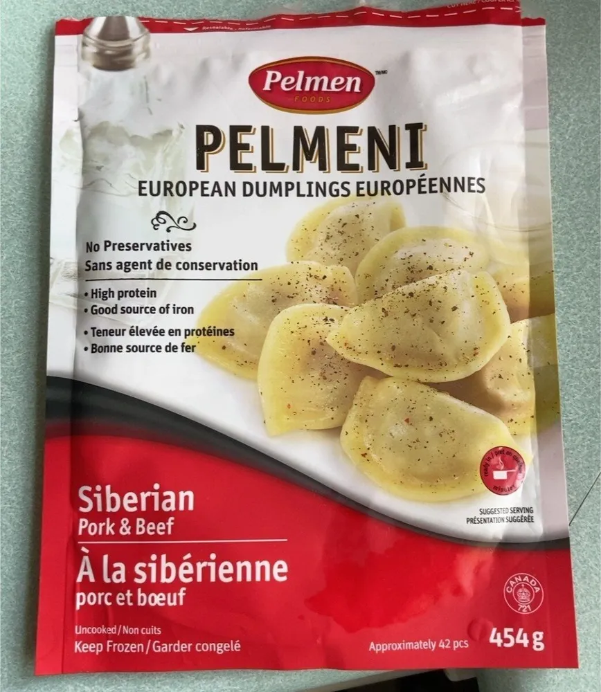 Pelmeni Siberian pork and beef