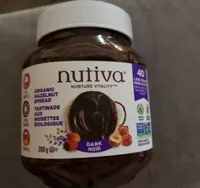 Organic Dark Hazelnut Spread With Cocoa