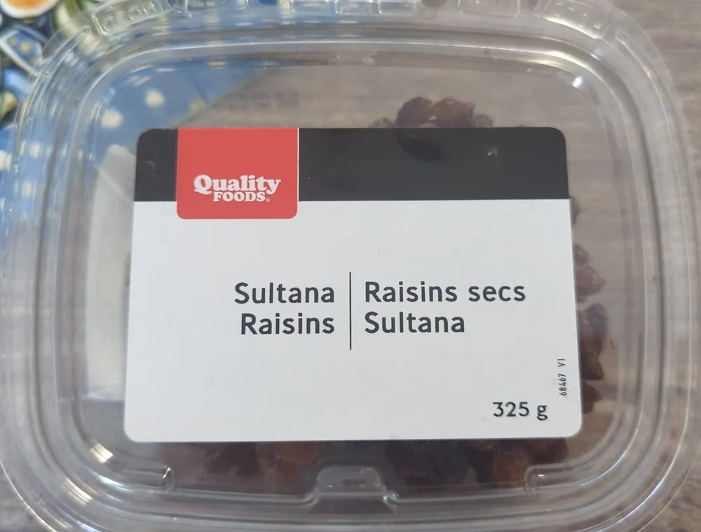 Sultana Raisins QF