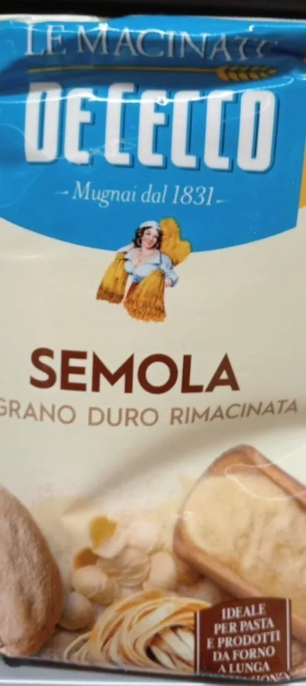 Semola di grano duro rimacinata