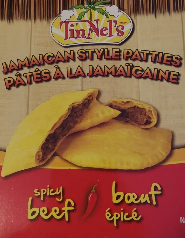 Tin Mel's Jamaican style patties - spicy beef