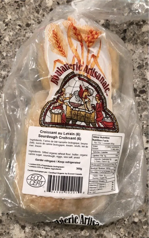 Croissant au levain