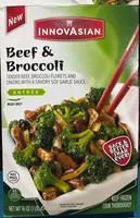 Tender beef and broccoli florets with a savory soy garlic sauce entree, beef & broccoli