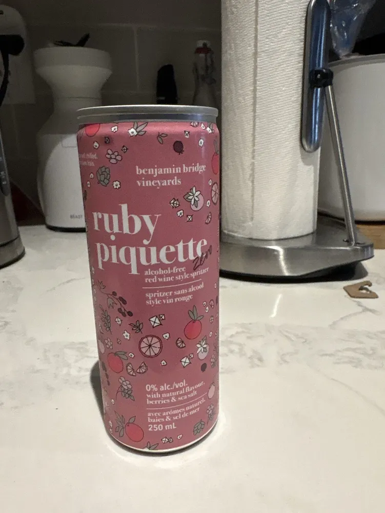 Ruby Piquets Alcohol Free Wine Spritzer