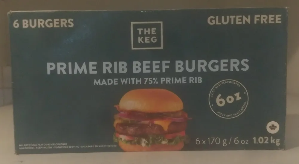 Prime Rib Beef Burgers