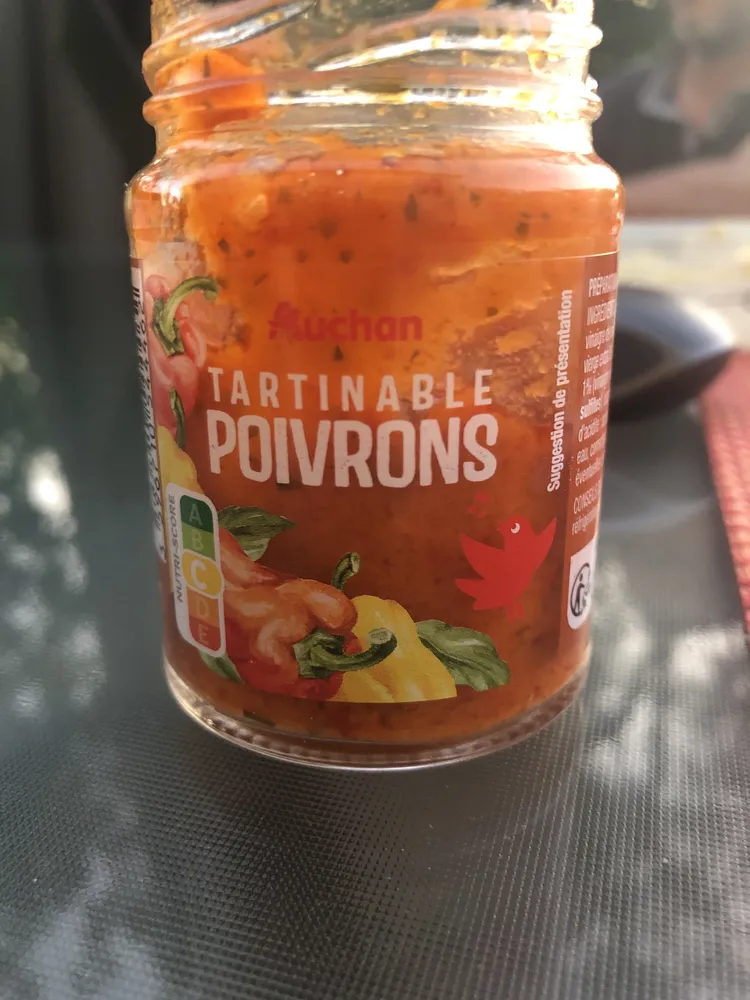 Tartinable poivrons