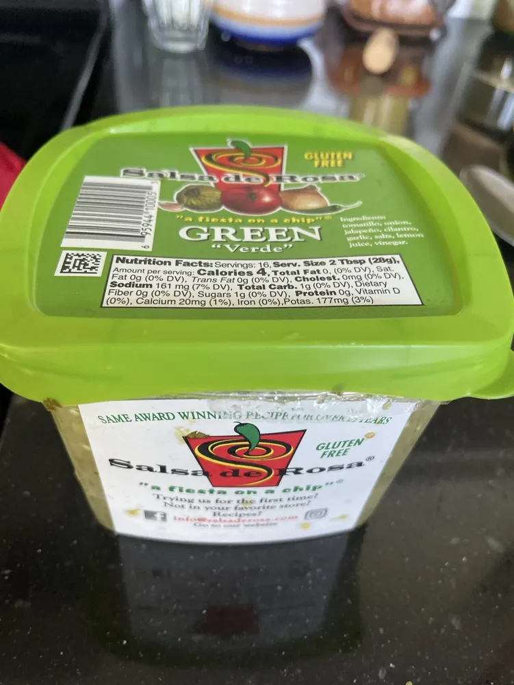 Green “verde” Salsa de Rosa