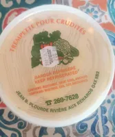Trempette pour crudités