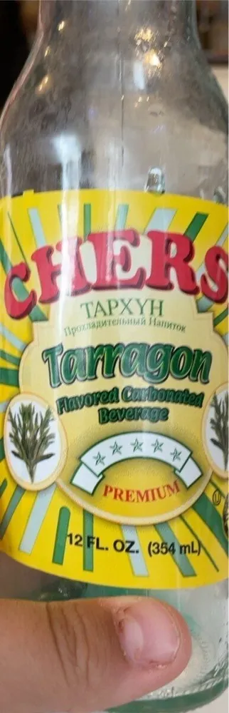 Tarragon Flavored Carbonated Beverage