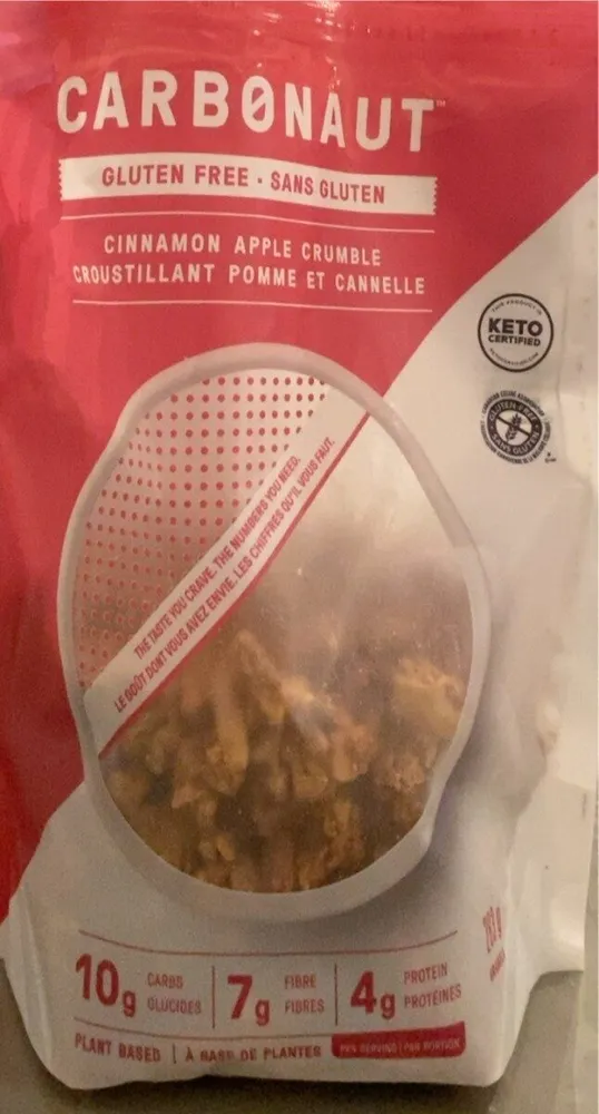 Gluten Free Cinnamon Apple Crumble Granola