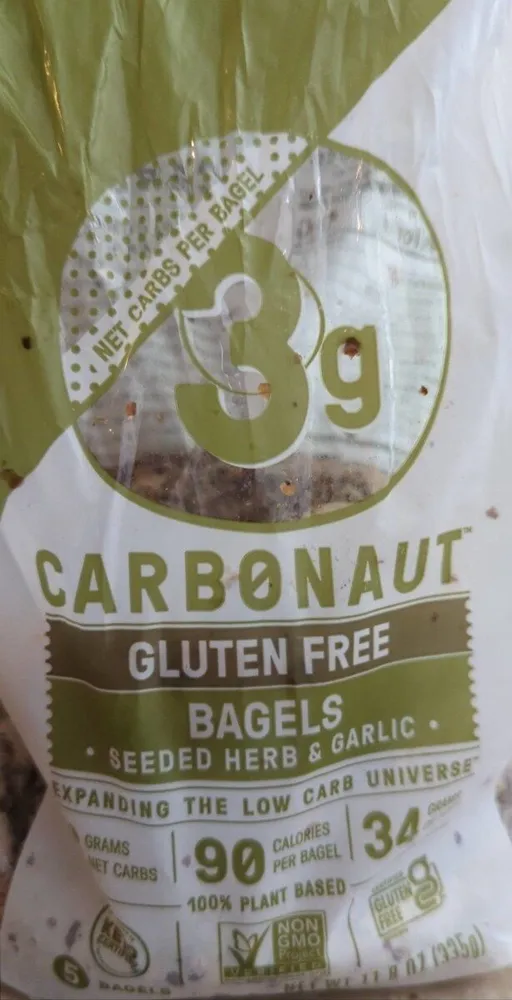 Gluten Free Seeded Herb & Garlic Bagels