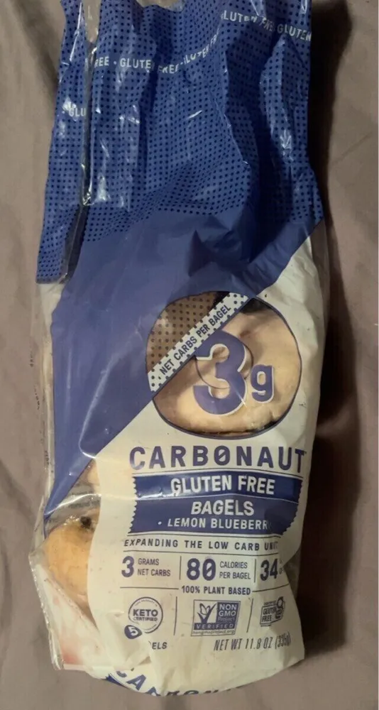 GLUTEN FREE BAGELS LEMON BLUEBERRY