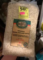 Organic quick rolled oats
