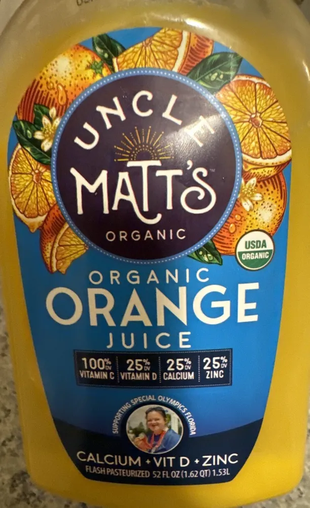 Calcium orange juice