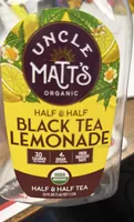 Half and half black tea lemonade