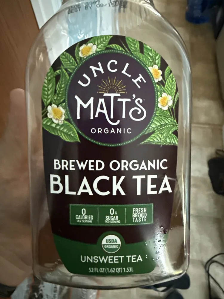 Brewed Organic Black Tea