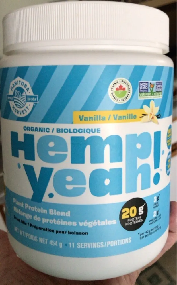 Organic Hemp Yeah! Plant Protein Blend Vanilla
