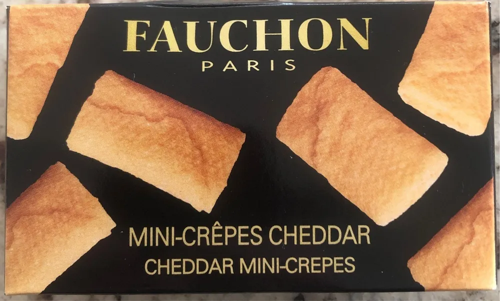 Mini-crêpes cheddar