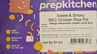 Sweet and smoky barbecue chicken rice pot
