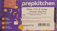Sticky chilly and honey chicken rice pot
