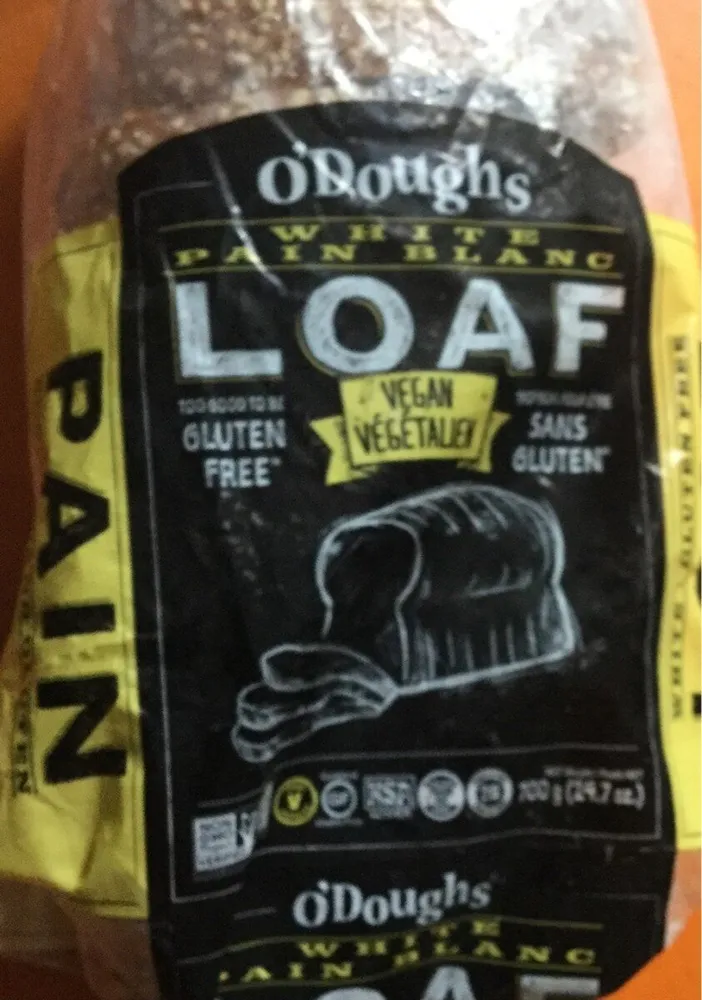Pain blanc végétalien - sans gluten