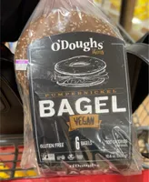 Vegan Pumpernickel Bagel