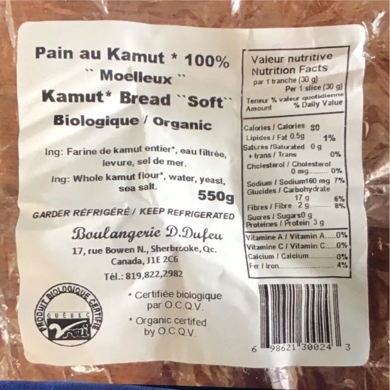 Pain au Kamut