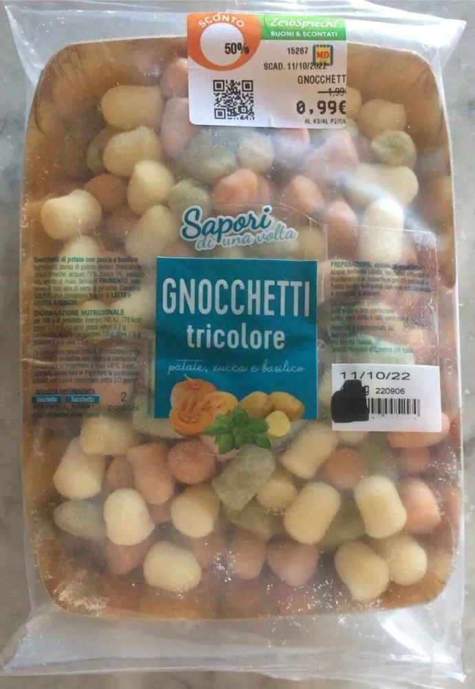 Gnocchetti tricolore
