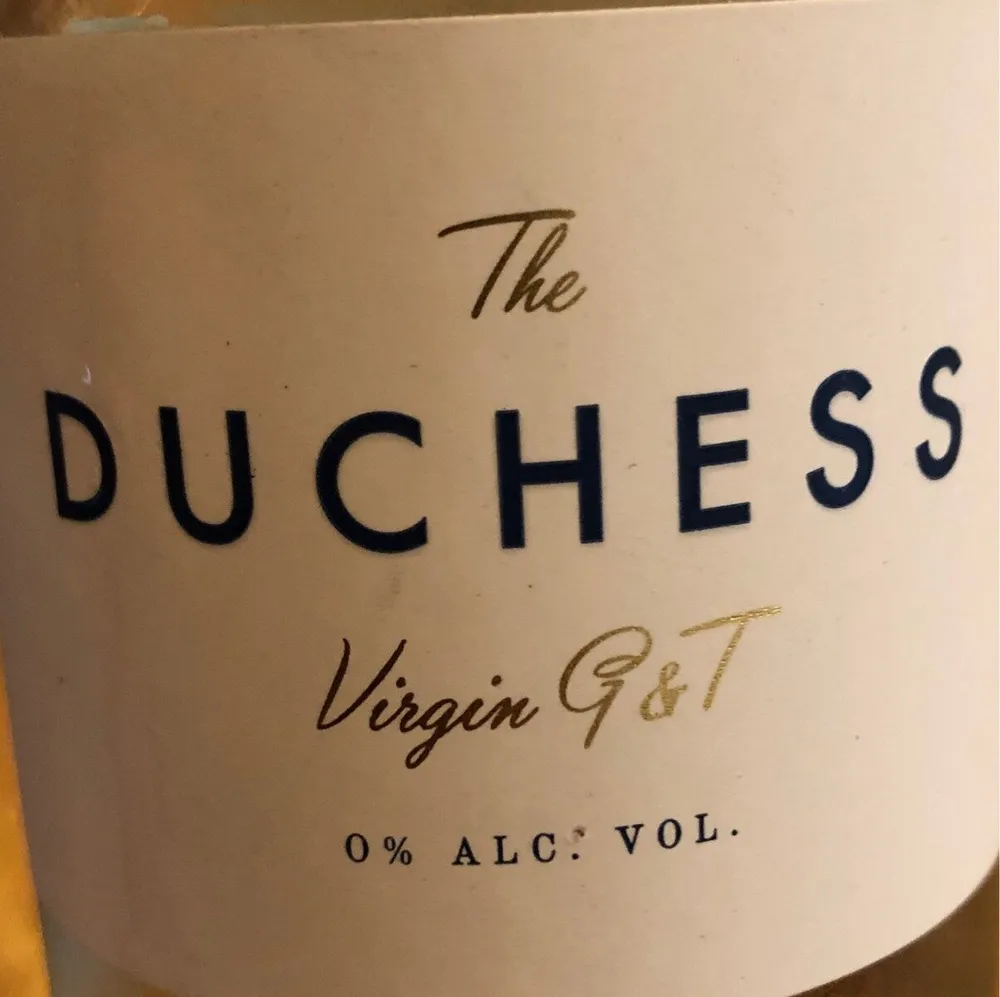 The duchess virgin G&T