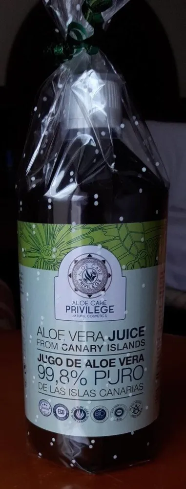 Aloe vera juice from de Canarias islands