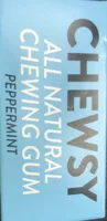 All natural chewing gum peppermint