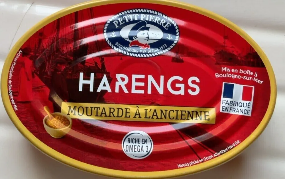 Harengs moutarde a l’ancienne