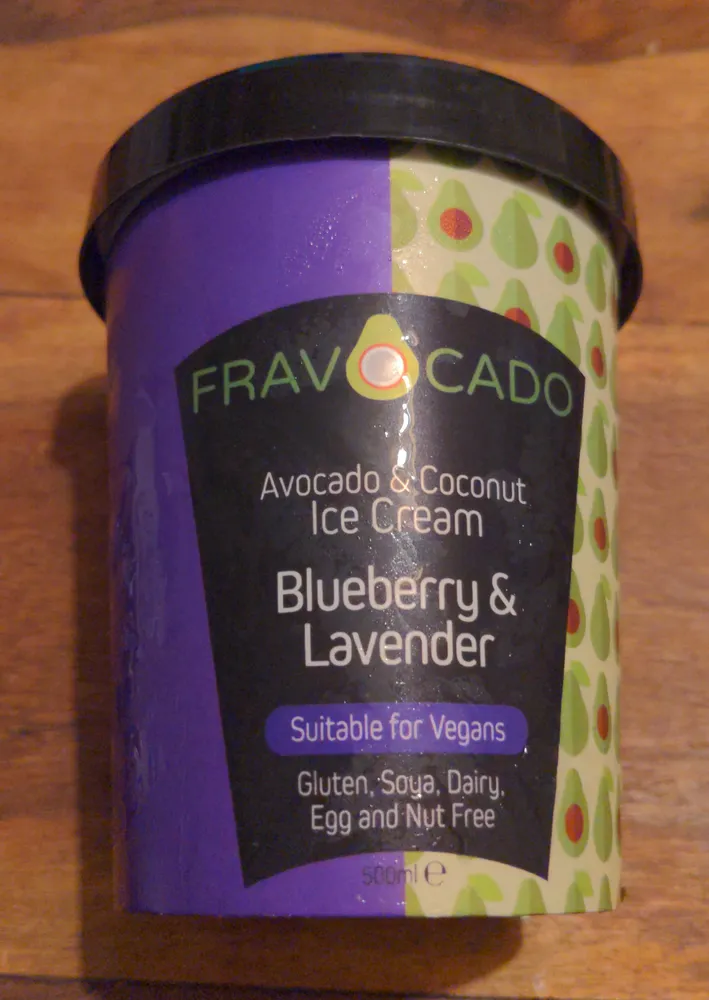 Blueberry & Lavender Dairy Free Ice Cream