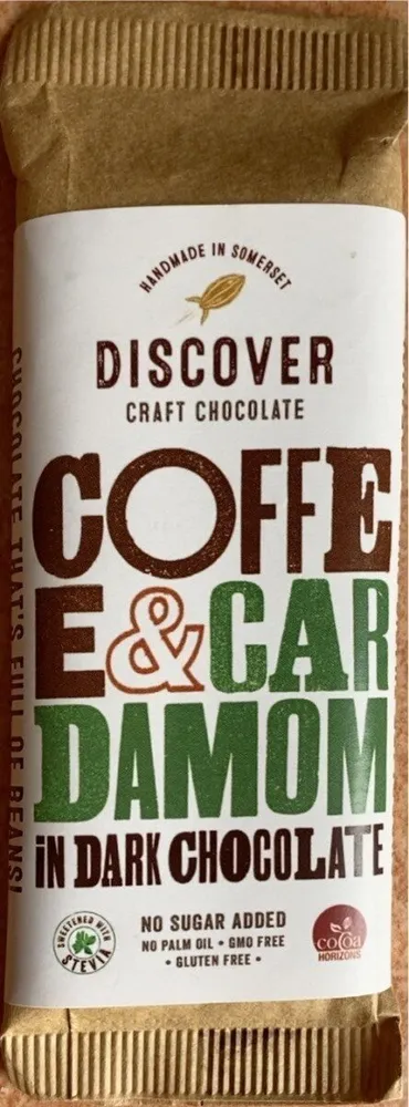 Coffee & Cardamom Dark Chocolate