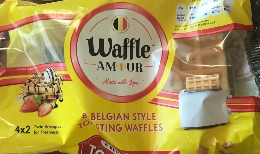 Toasting waffle