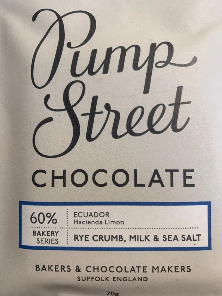 Rye crumb, milk & sea salt chocolate, rye crumb, milk & sea salt