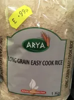 Long frain easy cook rice