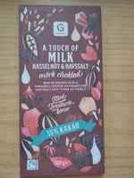 A Touch of Milk Hasselnöt & Havssalt Mörk Choklad
