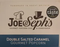 Double salted caramel gourmet popcorn