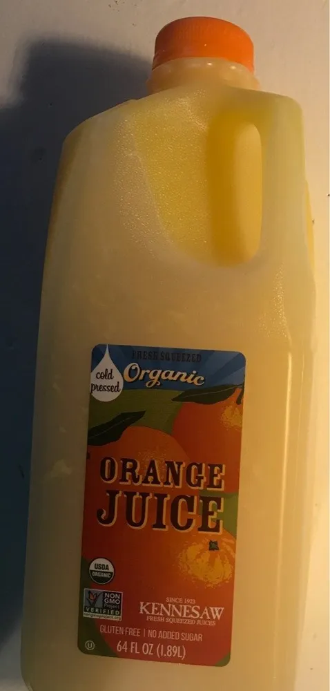 Fresh Squeezed Organic Orange Juice