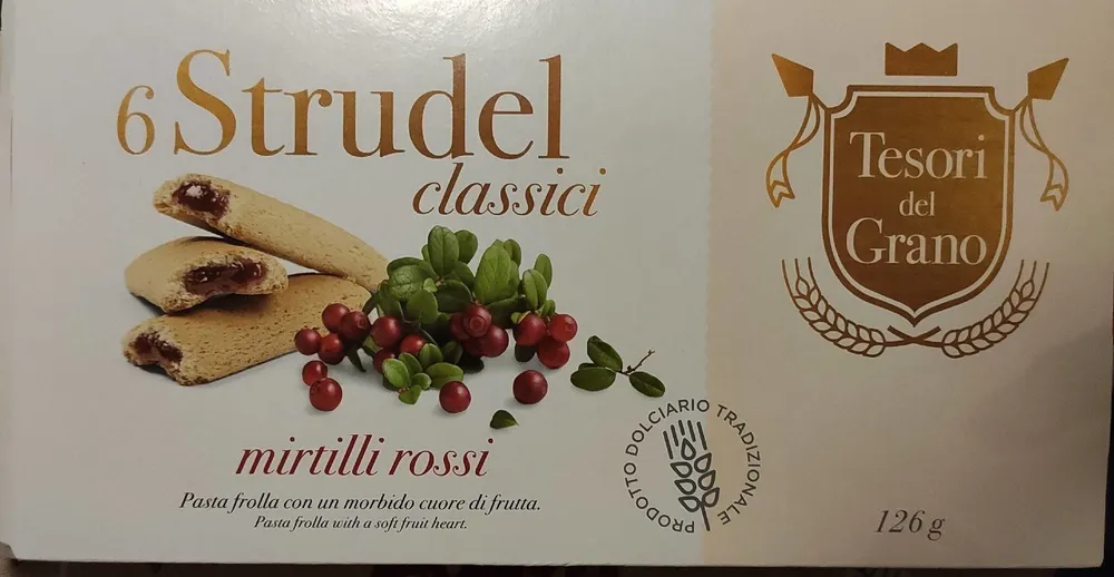 6 Strudel mirtilli Rossi