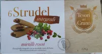 6 strudel integrali - mirtilli rossi
