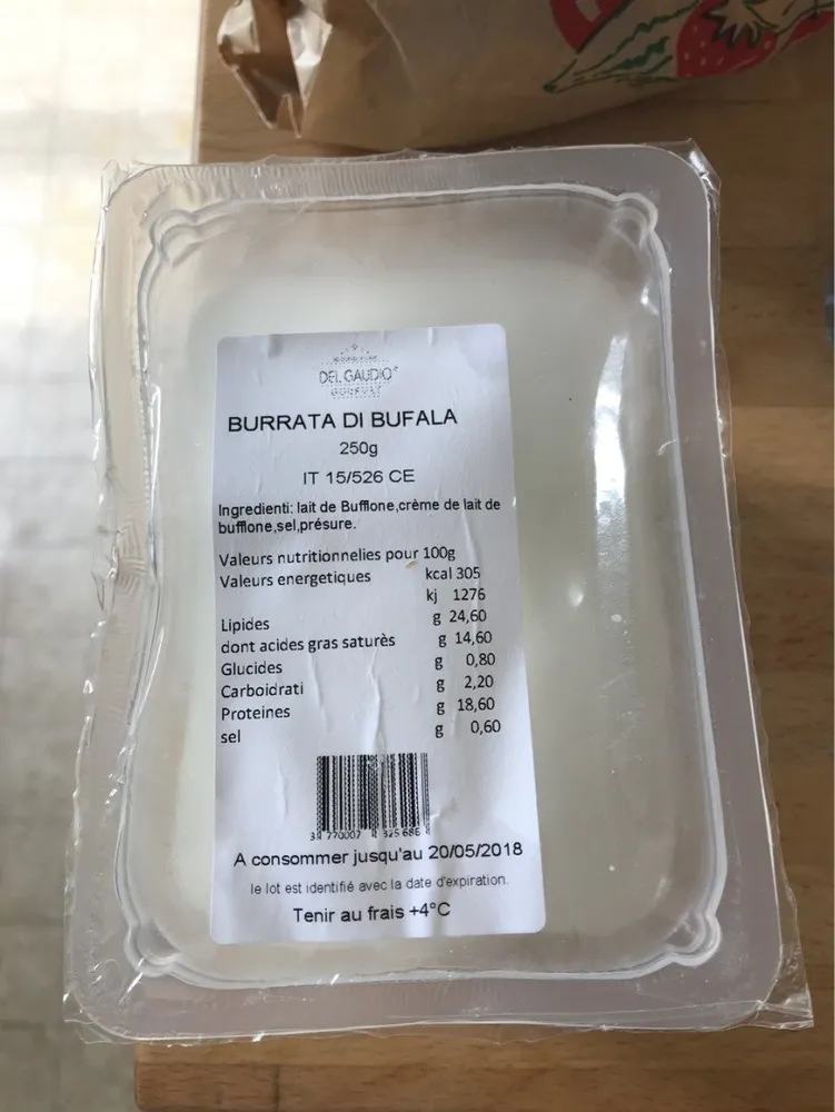burrata di bufala