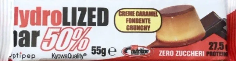 Hydrolized bar 50% Creme Caramel Crunchy