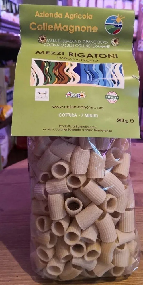 Mezzi rigatoni trafilati in bronzo