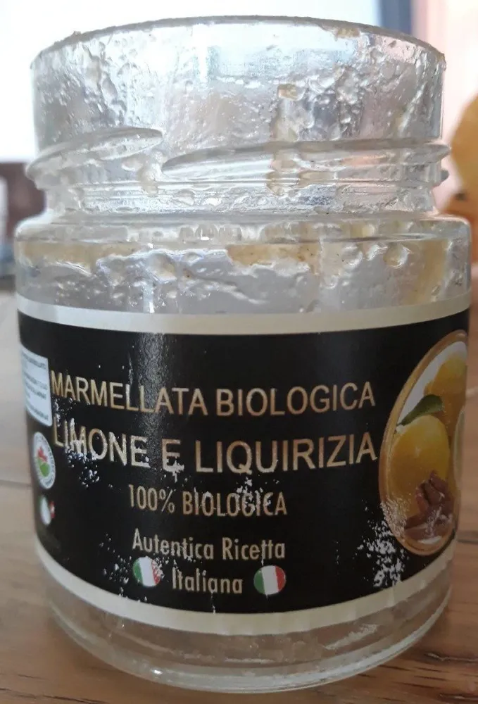 Marmellata biologica limone e liquirizia